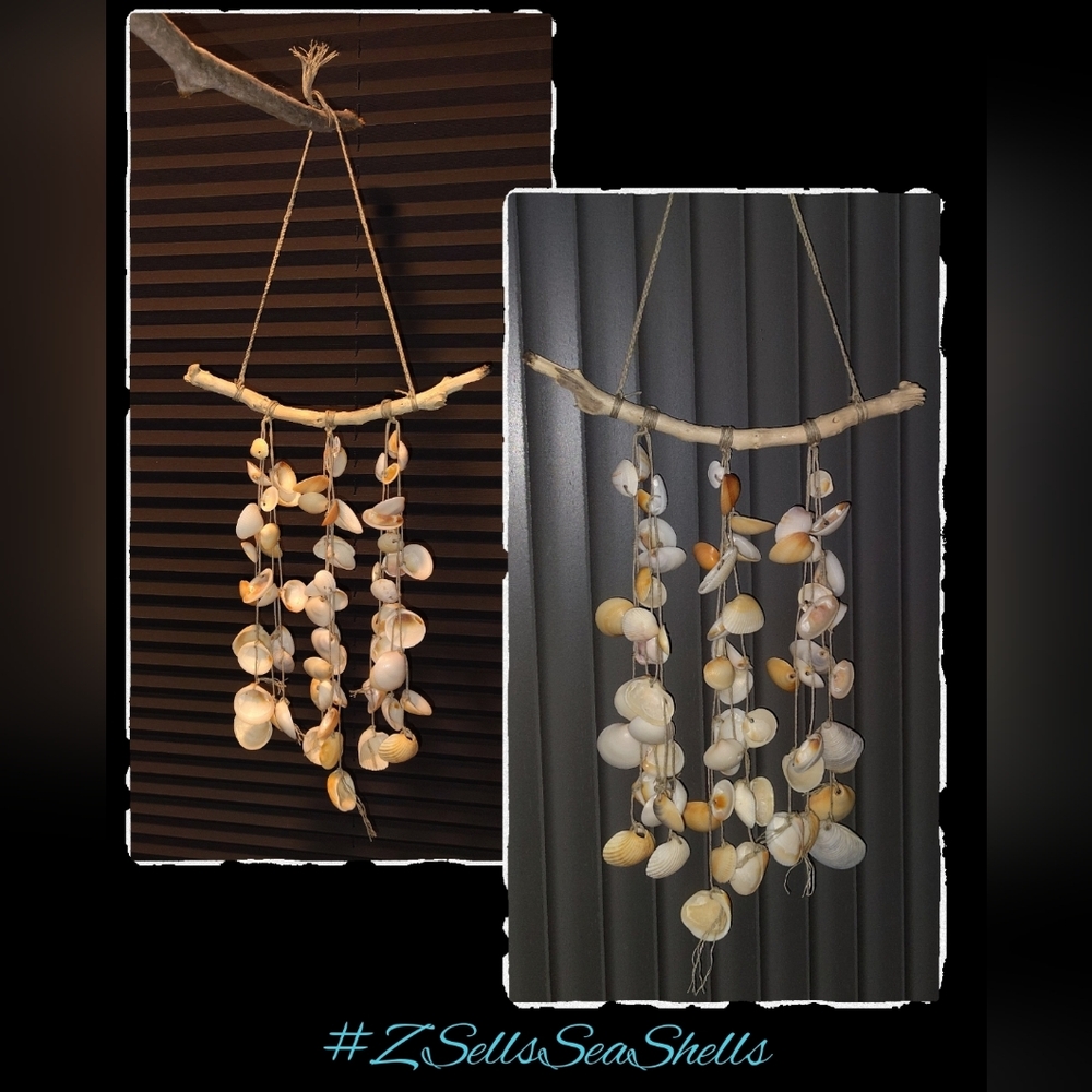 Handmade Seashell Windchimes With Real Seashells From Florida